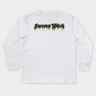 Swamp Witch Kids Long Sleeve T-Shirt